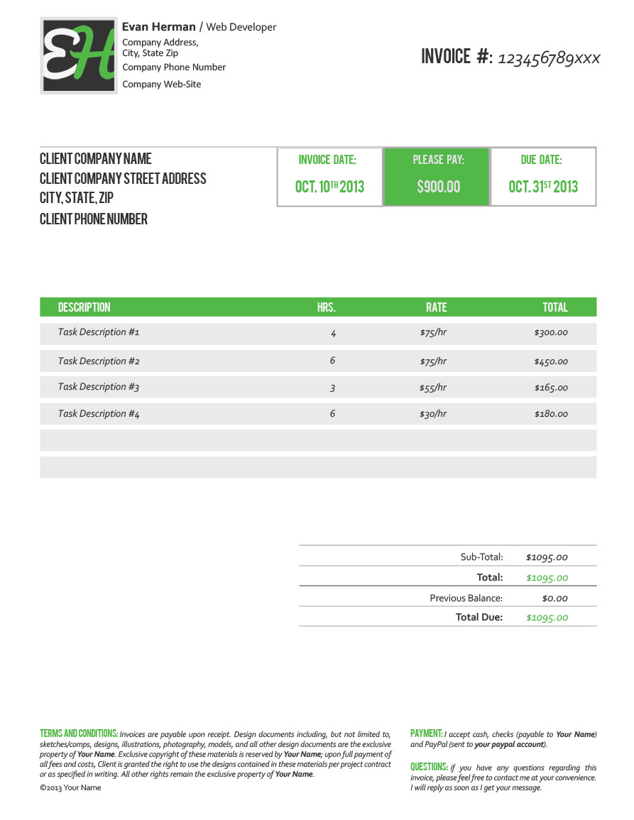 sample invoices sample invoices