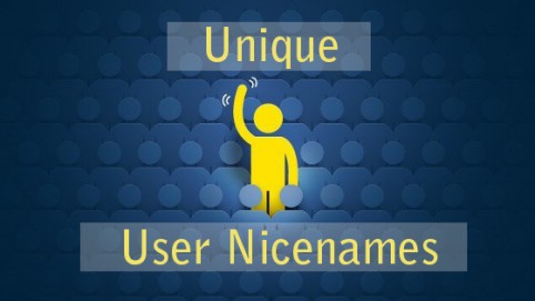 Generate Unique User nicenames